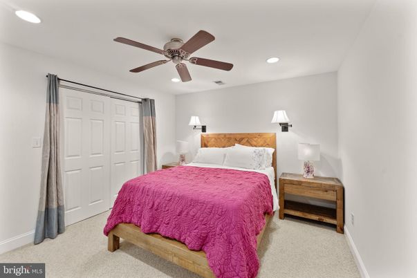 Bedroom, Interior, Recessed Lighting