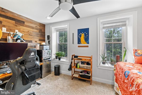 Home Office, Interior, Recessed Lighting, Wooden Walls