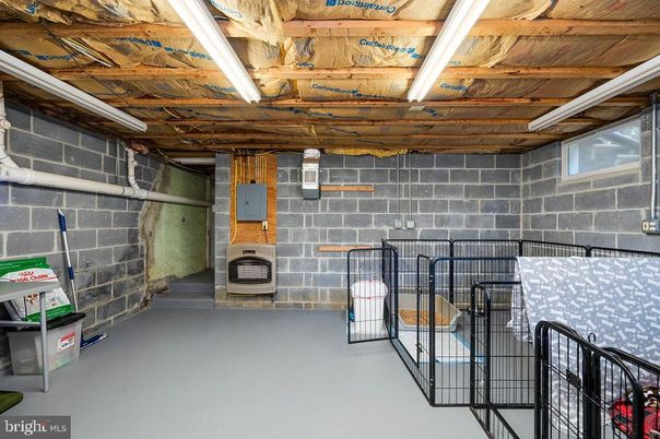 Interior, Stone Walls, Washer