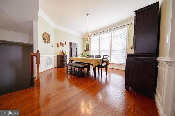 Chandelier, Dining room, Interior, Pendant Lights, Wood Texture Flooring