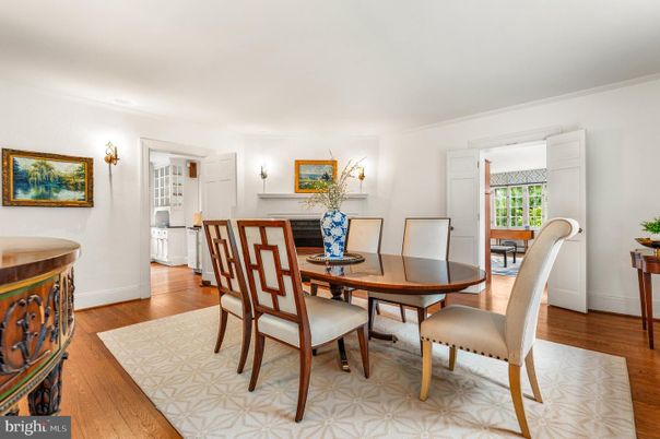 Dining room, Interior, Wood Texture Flooring