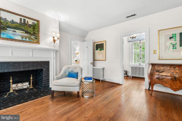 Fireplace, Interior, Wood Texture Flooring