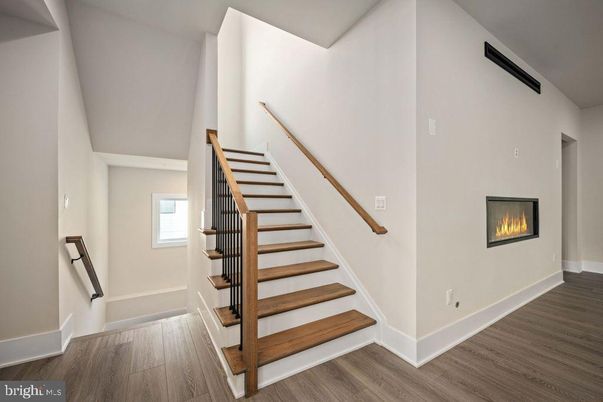 Fireplace, Interior, Wood Texture Flooring