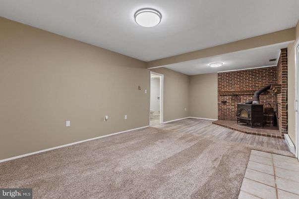 Empty room, Fireplace, Interior, Stone Walls