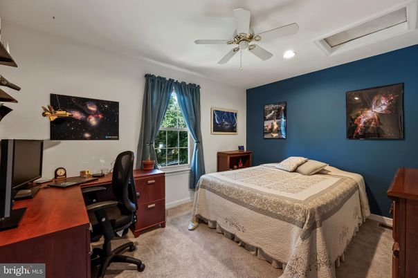 Bedroom, Home Office, Interior, Recessed Lighting