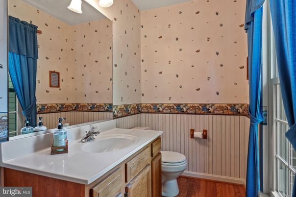 Bathroom, Interior, Wood Texture Flooring