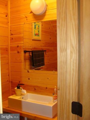 Bathroom, Interior, Wooden Walls