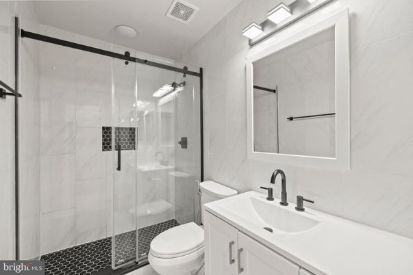 Bathroom, Glass Shower, Interior