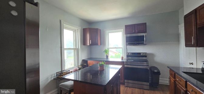 Interior, Kitchen, Wood Texture Flooring