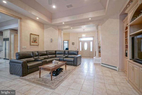 Chandelier, Interior, Living room, Recessed Lighting
