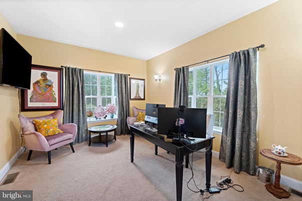 Home Office, Interior, Recessed Lighting