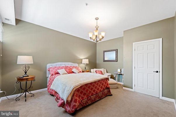 Bedroom, Chandelier, Interior