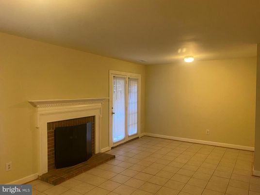 Empty room, Fireplace, Interior