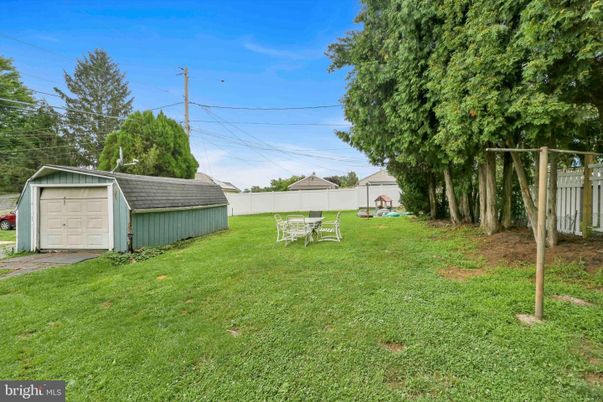 Backyard, Detached Garage, Exterior