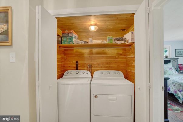 Interior, Utility Closets, Washer, Wooden Walls