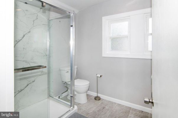 Bathroom, Glass Shower, Interior, Marble Walls