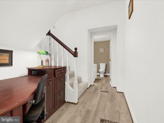 Home Office, Interior, Wood Texture Flooring