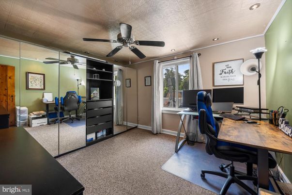Home Office, Interior, Recessed Lighting