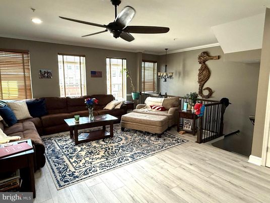 Chandelier, Interior, Living room, Recessed Lighting, Wood Texture Flooring