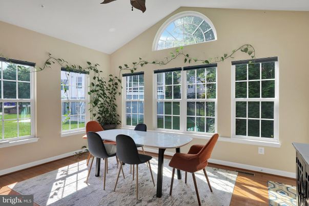 Dining room, Interior, Wood Texture Flooring