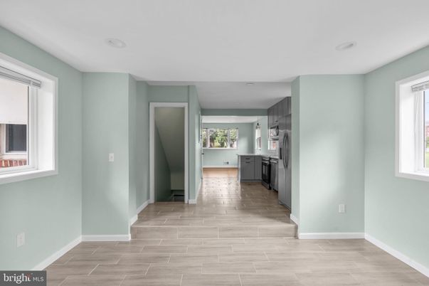 Empty room, Interior, Kitchen, Wood Texture Flooring