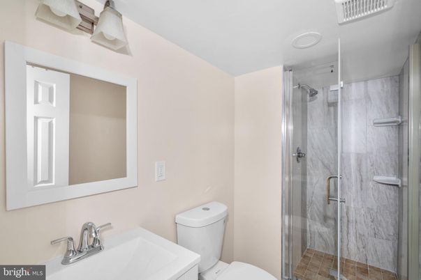 Bathroom, Glass Shower, Interior