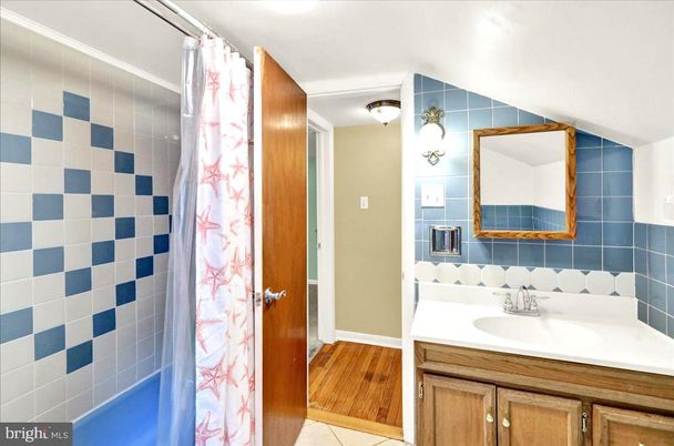 Bathroom, Interior, Wood Texture Flooring