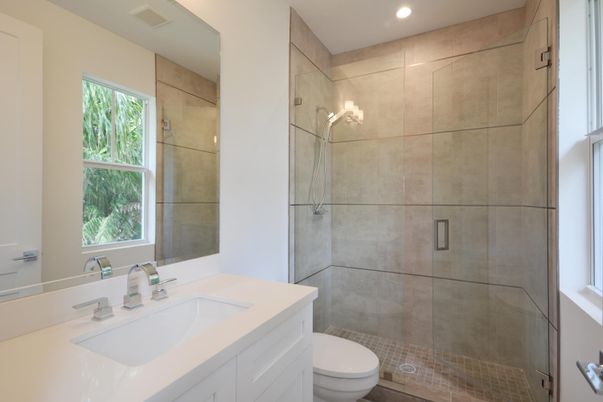 Bathroom, Interior, Recessed Lighting