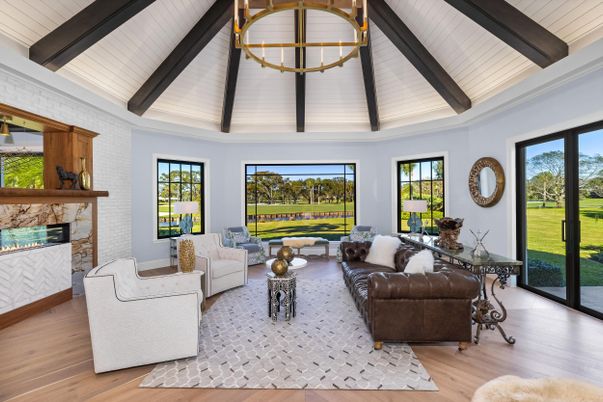 Fireplace, Interior, Living room, Wooden Beams, Wood Texture Flooring