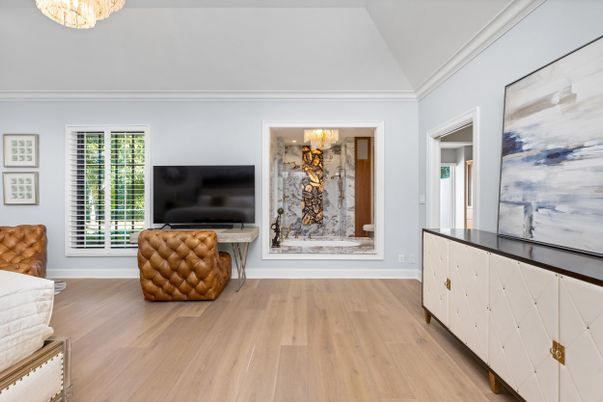 Chandelier, Interior, Wood Texture Flooring