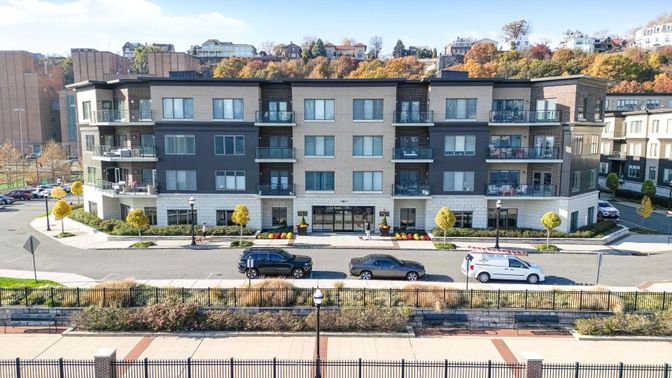 Exterior, Facade, Condo Building