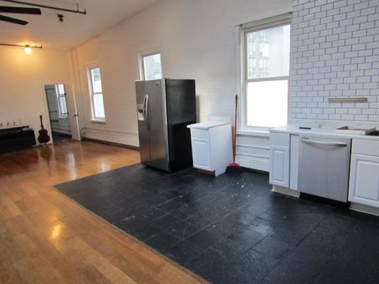 Interior, Kitchen, Wood Texture Flooring