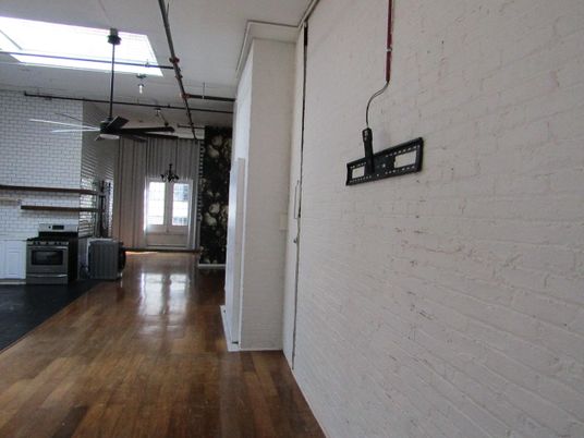 Fireplace, Interior, Stone Walls, Wood Texture Flooring