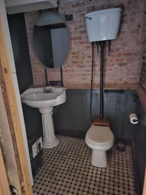 Bathroom, Interior, Stone Walls