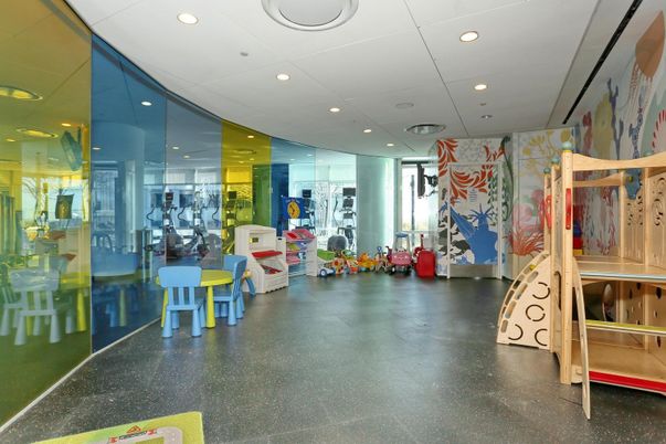 Fitness Equipment, Interior, Recessed Lighting