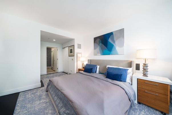 Bedroom, Interior, Recessed Lighting