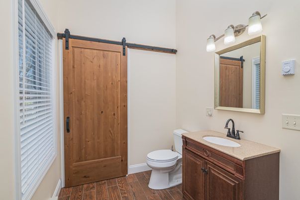 Bathroom, Interior, Wood Texture Flooring