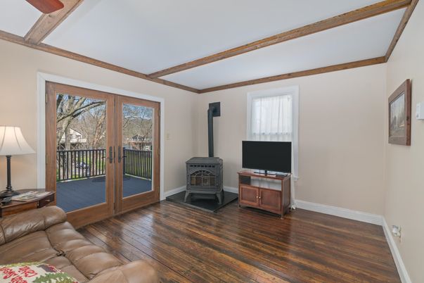 Fireplace, Interior, Wooden Beams, Wood Texture Flooring
