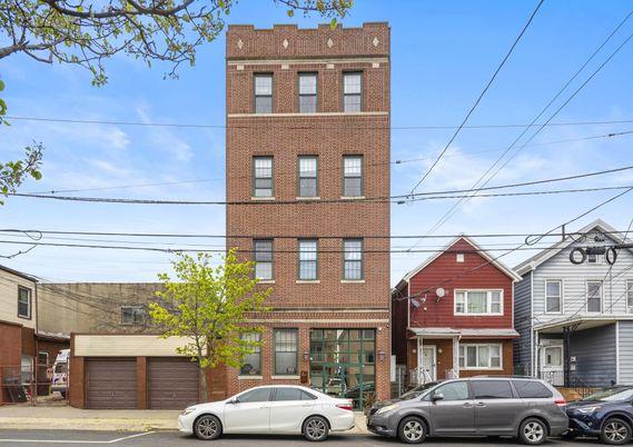 Attached, Exterior, Facade, Brick Facade, Rowhouse