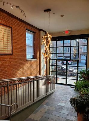 Interior, Pendant Lights, Stone Walls