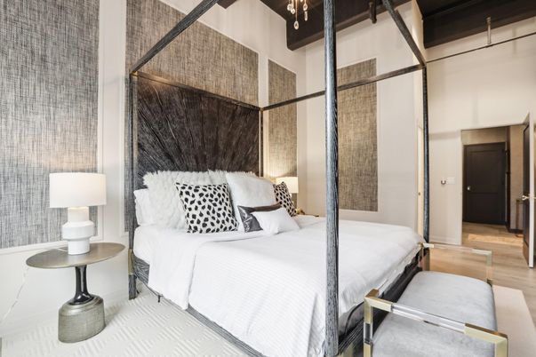 Bedroom, Interior, Wood Texture Flooring