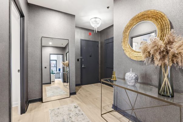 Chandelier, Interior, Recessed Lighting, Wood Texture Flooring