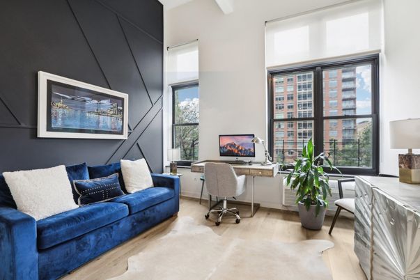 Home Office, Interior, Wood Texture Flooring