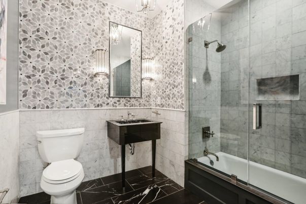 Bathroom, Glass Shower, Interior