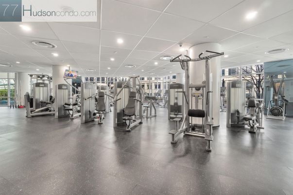 Fitness Equipment, Gym, Interior, Recessed Lighting