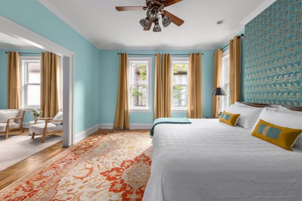 Bedroom, Interior, Wood Texture Flooring