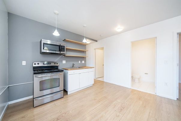 Interior, Kitchen, Pendant Lights, Stainless Steel Appliances, Wood Texture Flooring