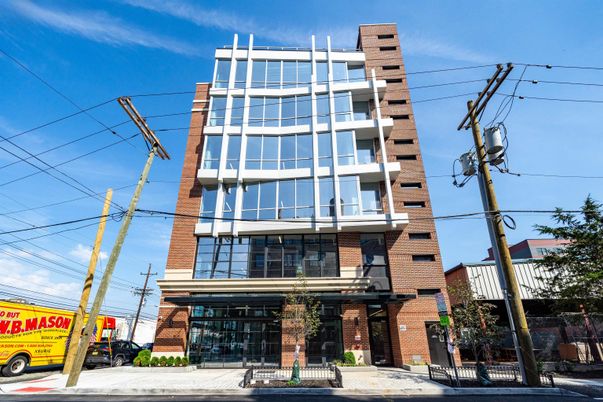 Exterior, Facade, Brick Facade, Condo Building