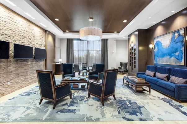 Interior, Living room, Recessed Lighting, Stone Walls