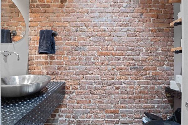 Bathroom, Interior, Stone Walls